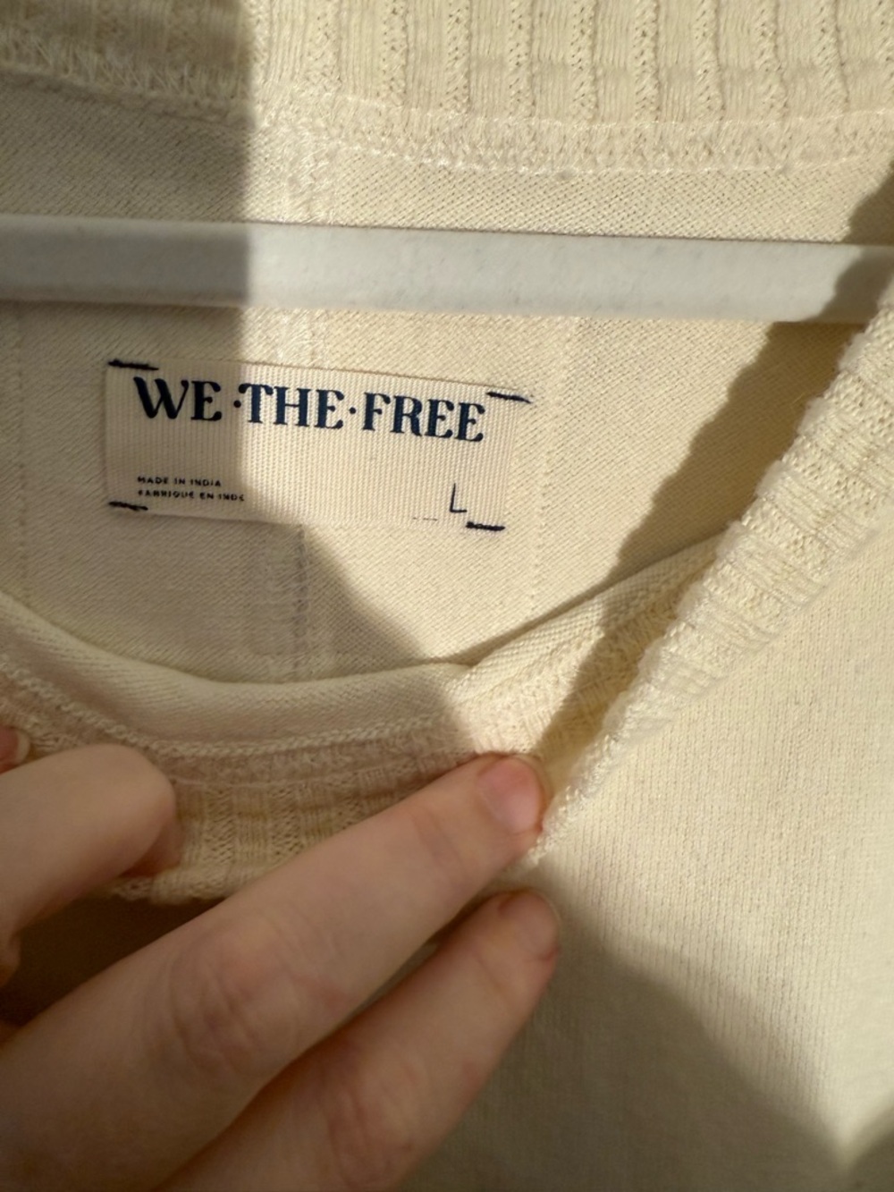 FREE PEOPLE WE THE FREE TIGER STYLE CUFF LONG SLEEVE - Picture 5 of 7